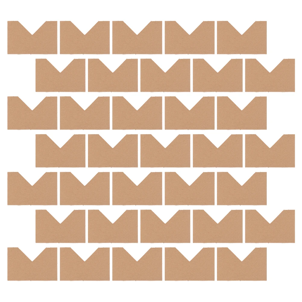 

40 Pcs Corner Wrapping Paper Protector Cardboard Picture Frame Protectors Notebook Photo Edge Guard Painting Scrapbooking