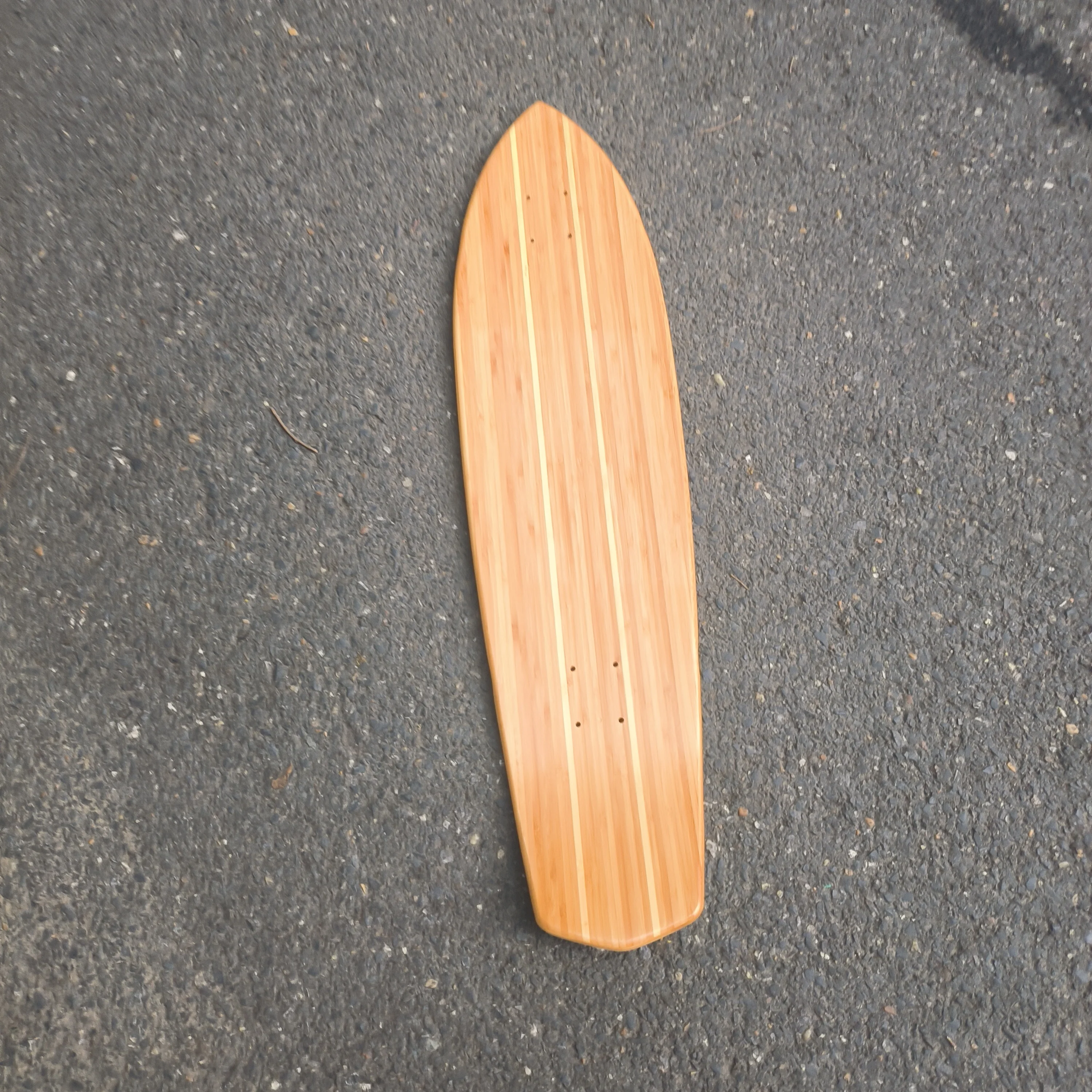 

Bamboo Surf Skate Deck, Tilted Land Surf Board, Cruiser Long Board, Carving Skateboard Deck Parts Supply