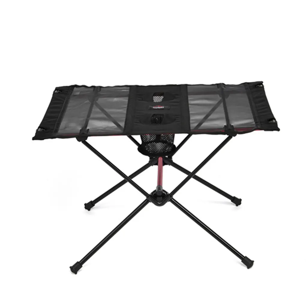 Widesea Folding Table Portable Camping Camper Desk Barbecue Outdoor Carrying Beach Tent Tableware Furniture with Bottle Holder