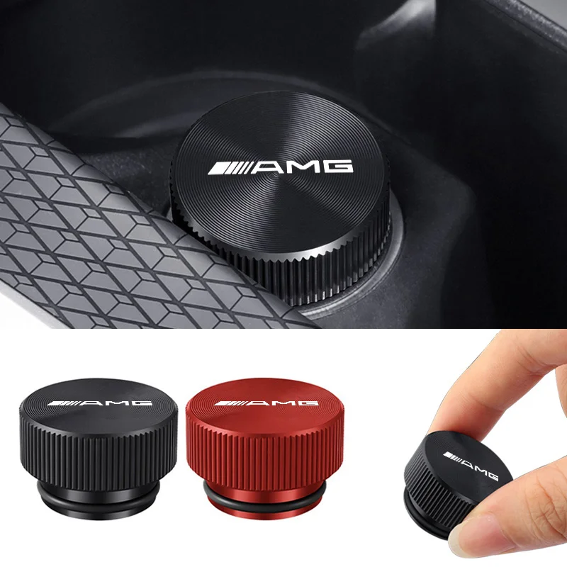 

Fashion Car Cigarette Lighter Cover Dustproof Decoration Cap For Mercedes Benz AMG W204 W205 W212 W213 W221 W177 W246 GLA GLC