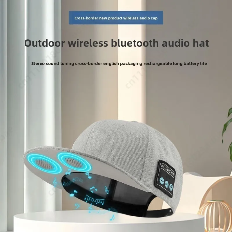 Bluetooth 5.4 Baseball Cap with Built-in Dual Speakers, Stereo Music Hat for Outdoor Sports & Wireless Calling