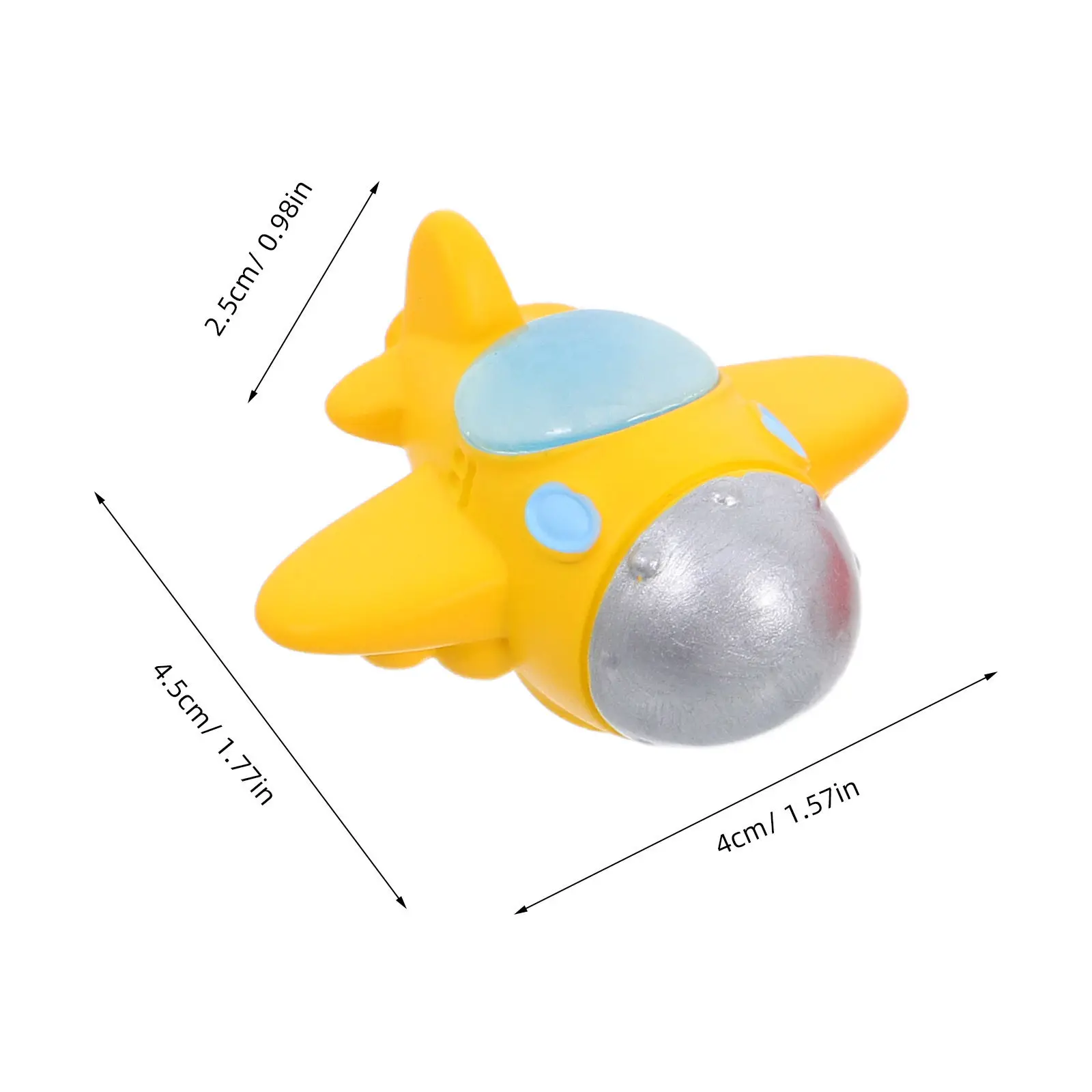 6Pcs Tiny Airplane Resin Ornaments Creative DIY Assembly Decor for Car Console Office Desk Home Tabletop Airplane Centerpieces