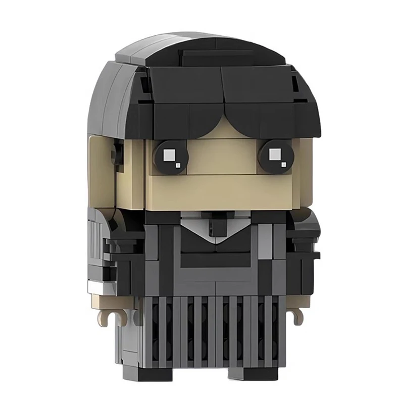 Bricklink Ideas Wolf Girl Wednesday Addams Movie Action Figures Enid Marilyn Hyde Bricks Sets Building Blocks Kid Toys Gift