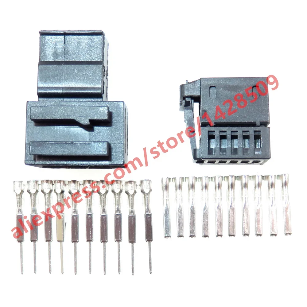1 Set 10 Pin 1K0971992 6R0972930 1670990 0.6 Series Wiring Harness Plug Auto Seat Adjustment Lift Switch Connector For VW Audi