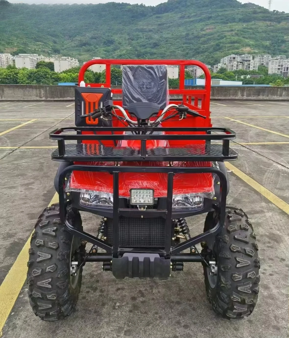 Tc Hot Selling Custom Design Adult Delivery Vehicle KAINIU ATV 300CC Power Open Freight Bike High Load ATV