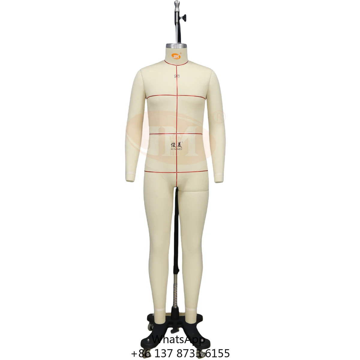 Premium GB 98 Men's Full Body Dress Form Limited Stock Fiberglass Hanging Mannequins For Tailoring Display & Design