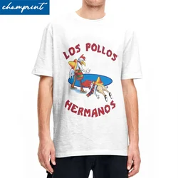 Los Pollos Hermanos Logo T-Shirts Men Women Chicken Brothers Breaking Bad Humorous Cotton Round Neck T Shirt New Arrival Tops