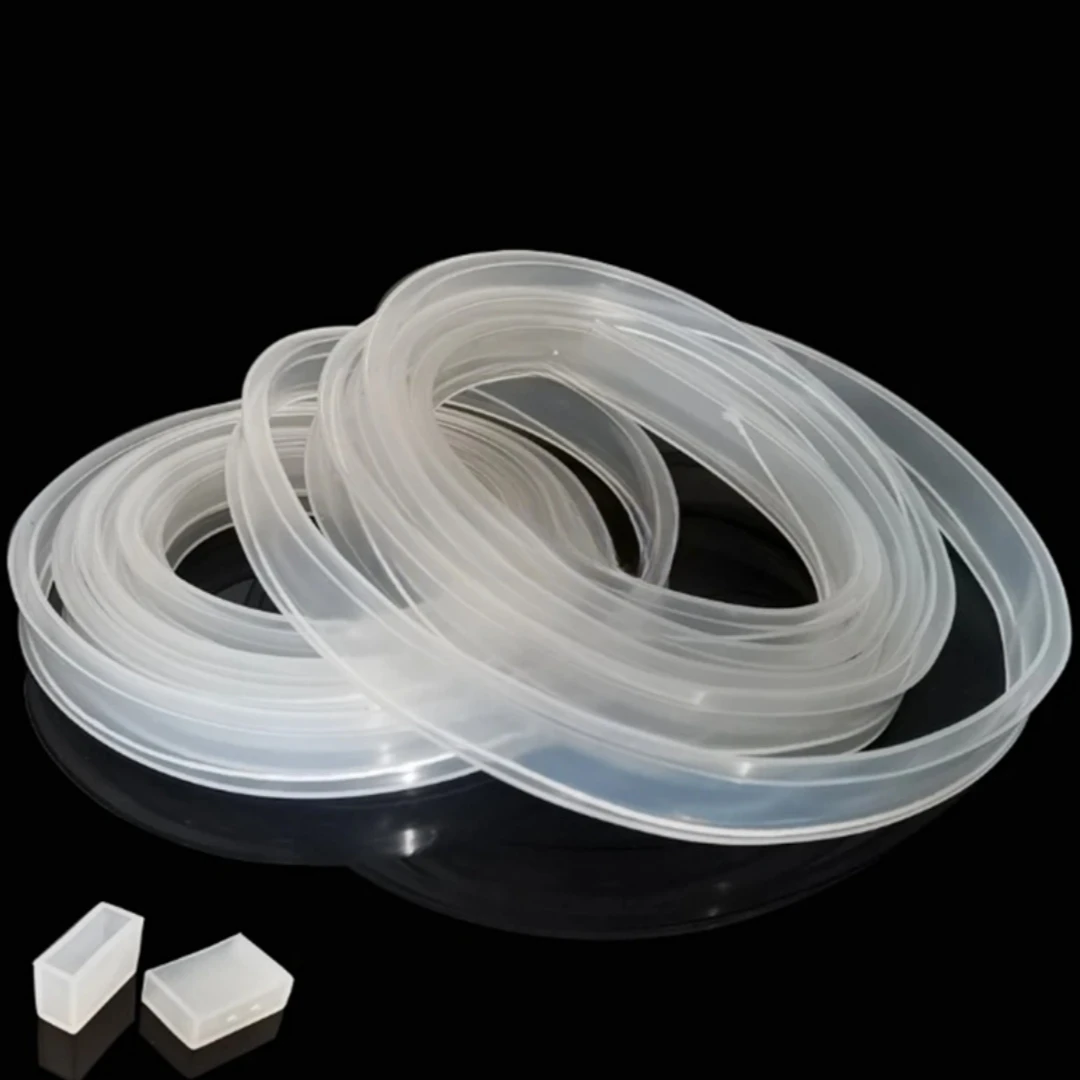 2m/5m/10Meters 8MM/10MM/12MM Silicone Tube Waterproof IP67 for SMD5050 3528 Ws2811 Ws2812b Led Strip Light Tape Silicone Clips