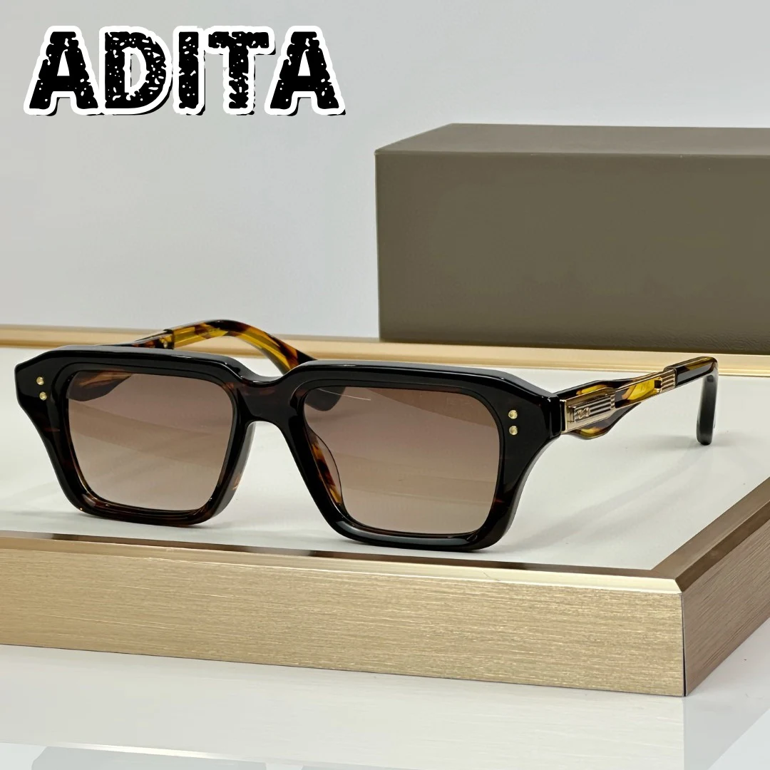 Hochwertige Sonnenbrille für Herren ADITA DETRON DT459 GRÖSSE 52-17 Titan-Stil, modisches Design, Sonnenbrille für Damen mit Box 8