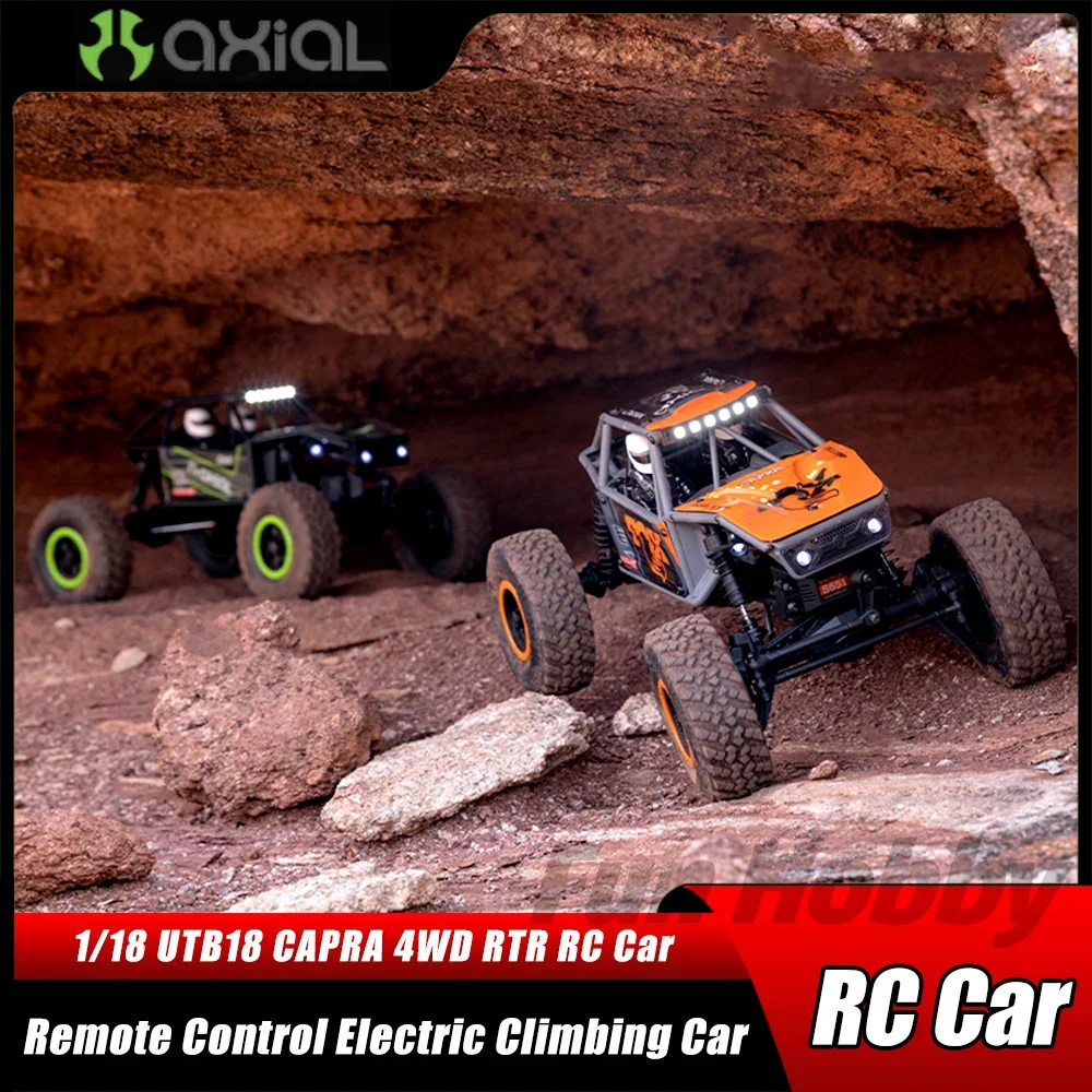 Axial 1/18 UTB18 CAPRA Remote Control Electric Vehicle RC Climbing Car Little Goat 4WD RTR Live Play Toy AXI01002T1/T2