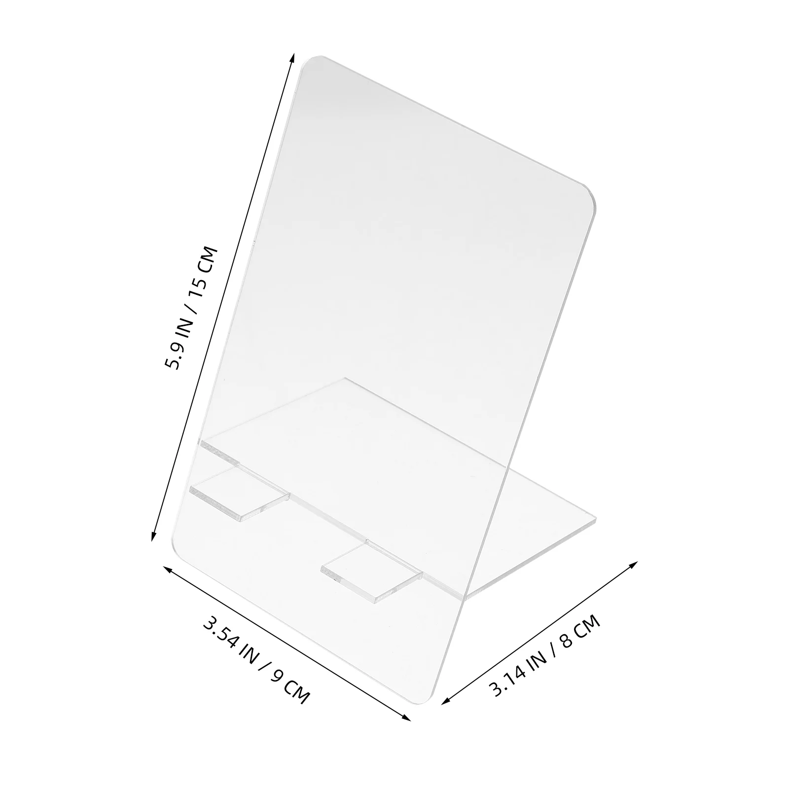 Desktop-Whiteboard zum Löschen, Memo-Schreiben, Acryl-Whiteboard für Bürobedarf, Trockenbretter, Notizen, Haushalt, Studenten