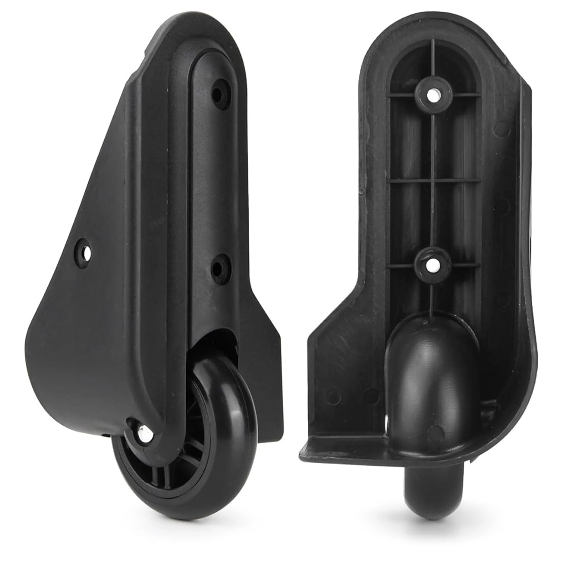 

1Pair Black Luggage Replacement Wheels Suitcase Rear Wheel Travel Suitcase Repair Wheel Parts Trolley Caster Undirectional Wheel