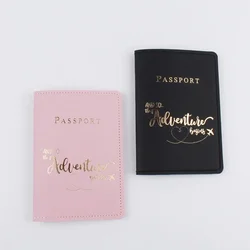 Funda para pasaporte de viaje para mujer, billetera de cuero PU resistente al agua, tarjeteros para documentos de identificación y suciedad, funda para tarjetas de crédito comerciales