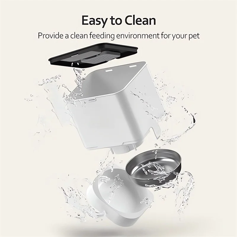 6L Dog Cat Smart Pet Feeder App Remote Control Automatic Pet Feeder Wifi Pet Dry Food Dispenser for Sale