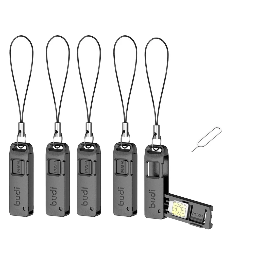 

5 шт., слот для SIM-карты TF, ящик для хранения с штифтом для выталкивания карт мобильного телефона, штифт для защиты от потери ремешка, лоток для SIM-карты, игольчатый штифт для удаления