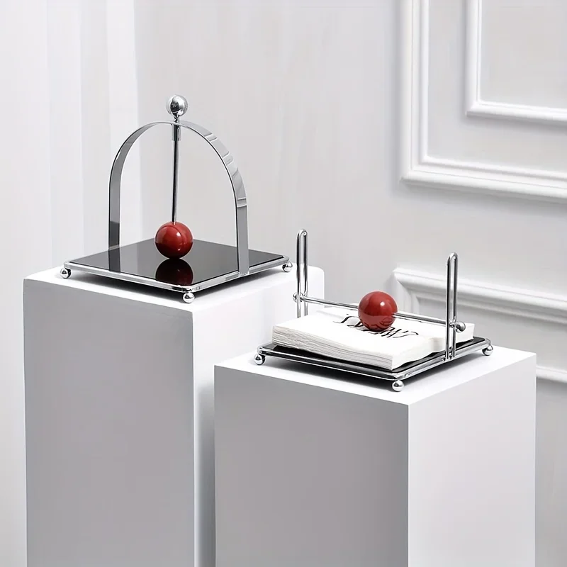 

Высококачественный квадратный держатель для салфеток в западном стиле, креативный держатель для бумажных полотенец, держатель для салфеток для отеля и ресторана, коробка для бумажных салфеток для бара