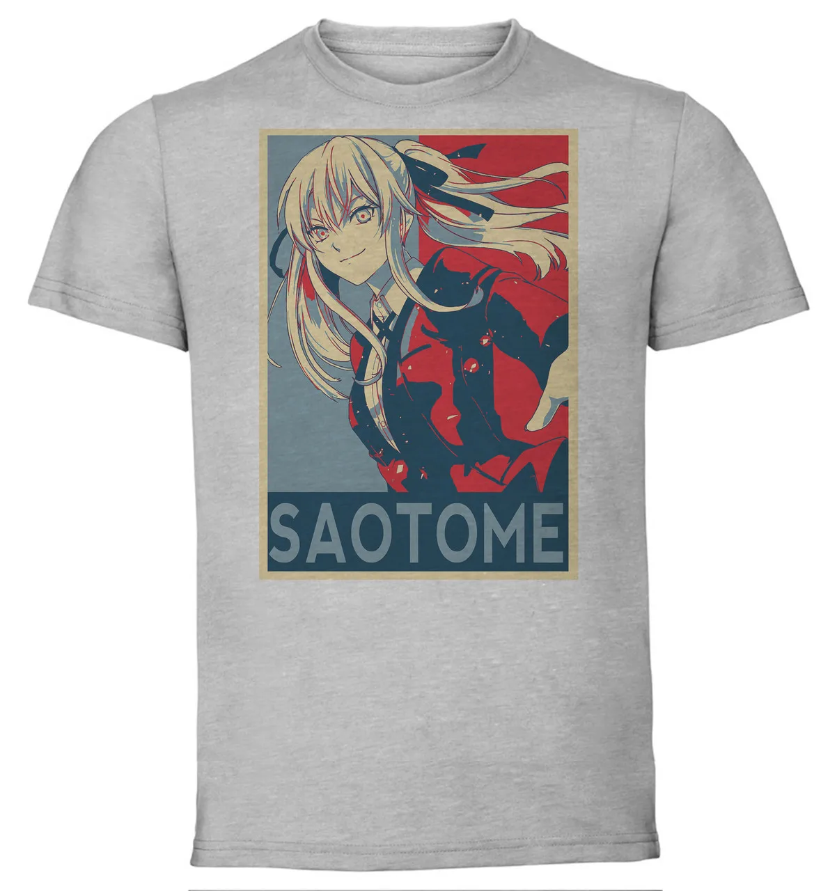 

T-Shirt Unisex Grey Propaganda Kakegurui Saotome