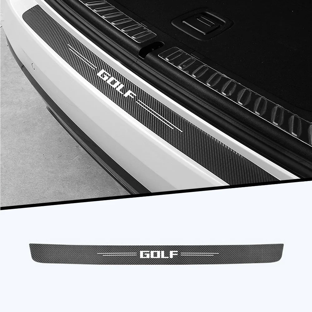 

1pc car trunk decorative protective For golf 4 5 6 7 8 mk4 mk5 mk6 mk7 mk8 Car sticker accessories