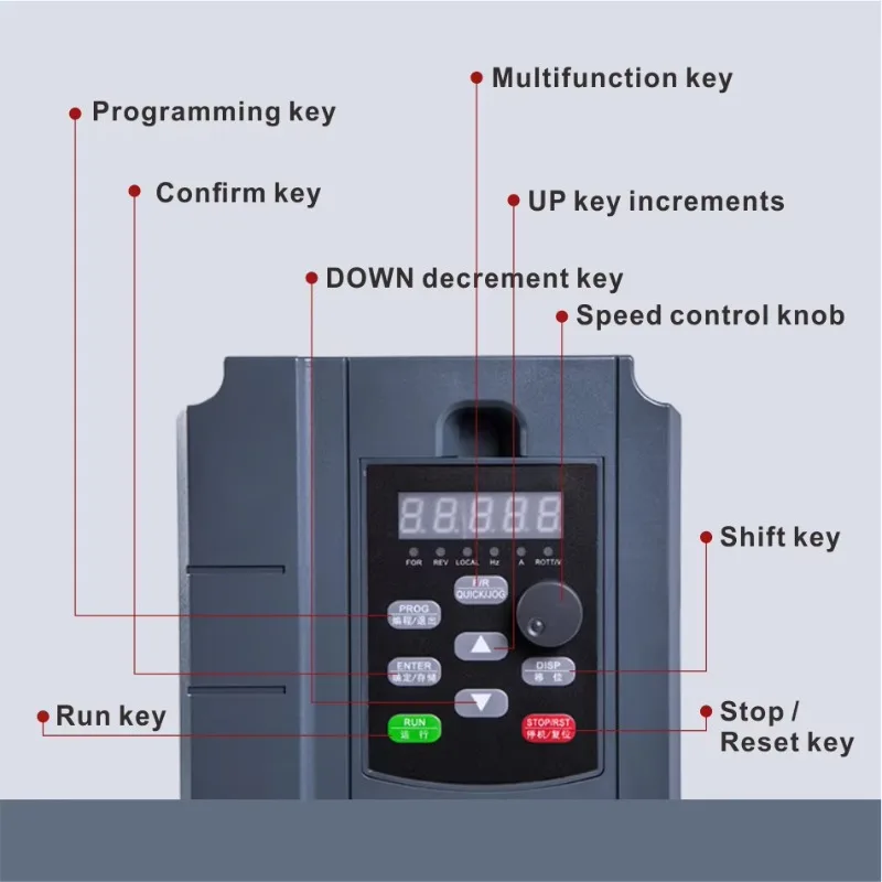3-phase 5.5kw 60hz to 50hz Frequency Converter