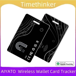 GPS Tag Wallet Location Tracker Card Airtag Wireless Charging GPS Smart Tag Work with Apple Find My APP Air Tag for Bags for IOS