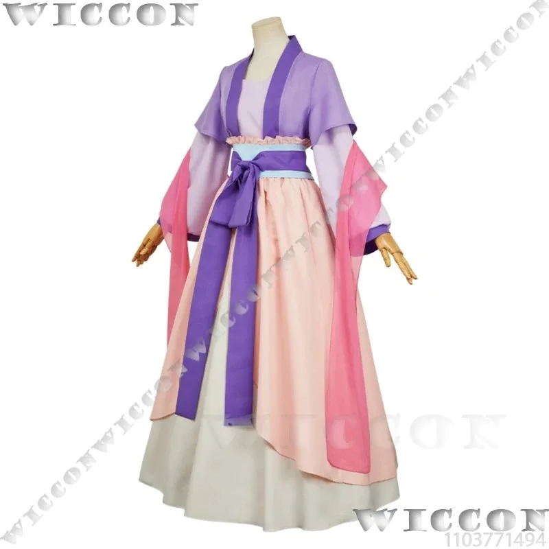 Костюм Маомао, аниме «Дневники аптекартии», S2, костюм для косплея, розовое, фиолетовое платье, древняя ткань, для женщин и девочек, на заказ на Хэллоуин; 2'k