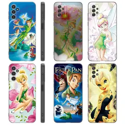 Peter Pan Tinker Bell Case For Samsung A13 A22 A24 A32 A23 A25 A34 A35 A52S A53 A54 A55 A73 5G A12 A14 A15 A31 A33 A50 A51 A72