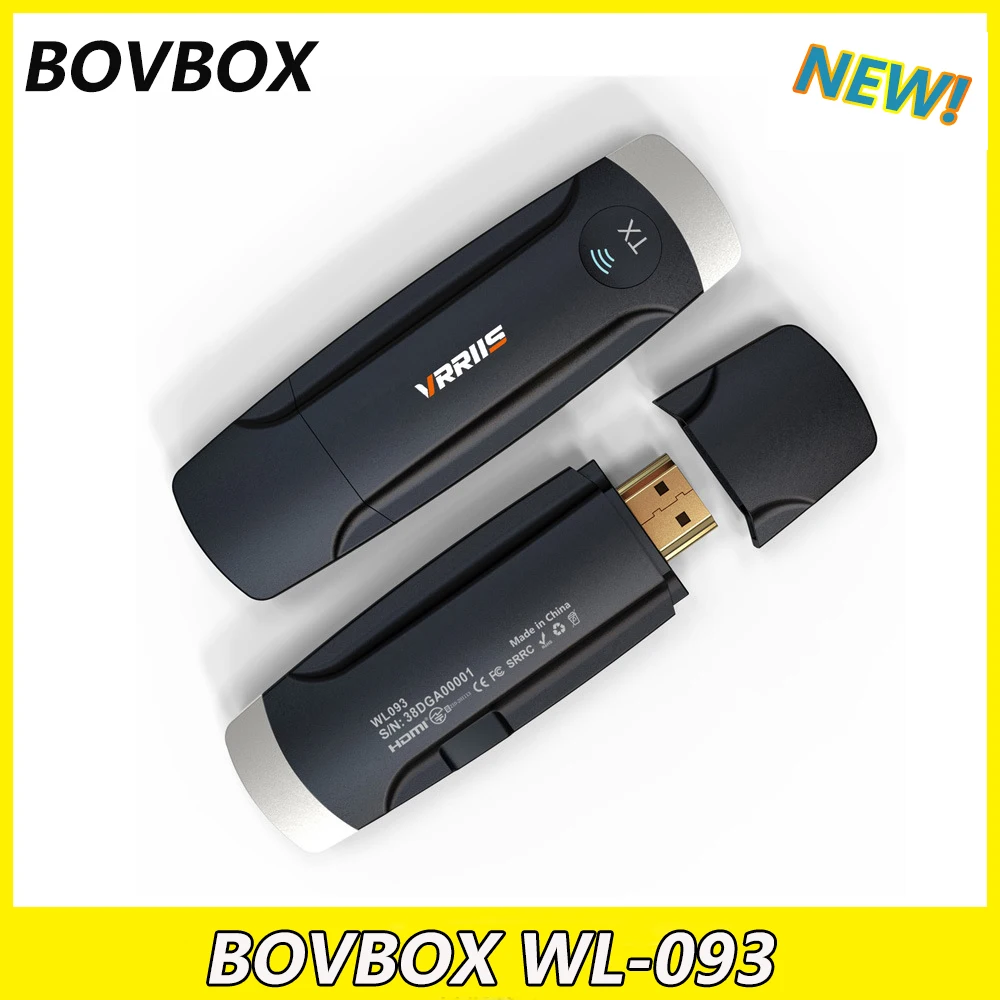 

BOVBOX WL-093 HDMI-Compatible Wireless Extender Mini Model HD Video Transmitter Wireless Extender 1080p for Android/iOS/Windows