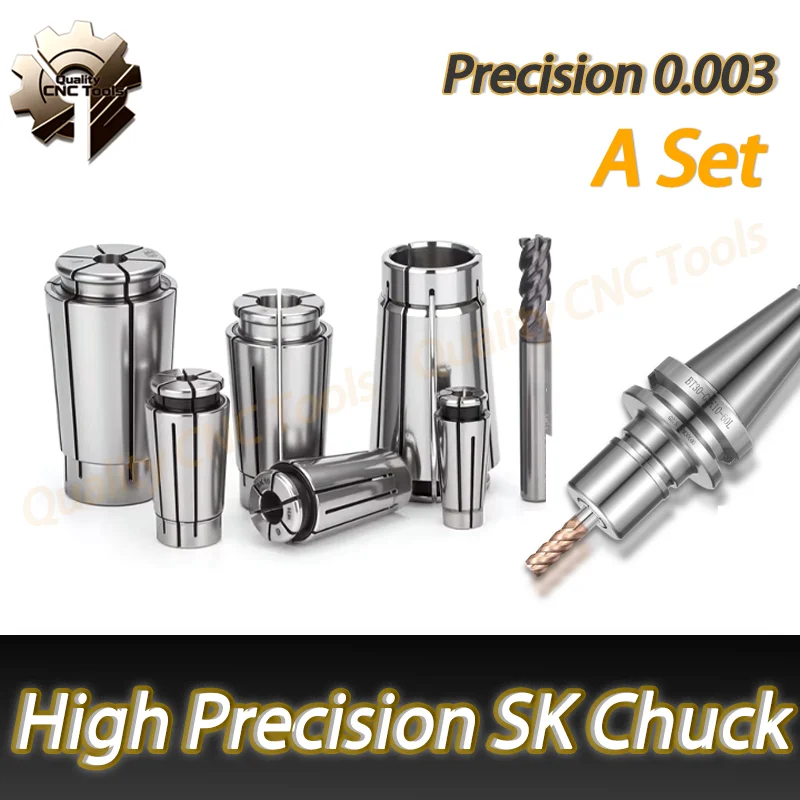 SK10 SK16 Collet SK10 SK16 GSK10 GSK16 Collet Chuck Clamp Range 2-16mm SK Collet CNC Machining Center Spring Chuck Collet