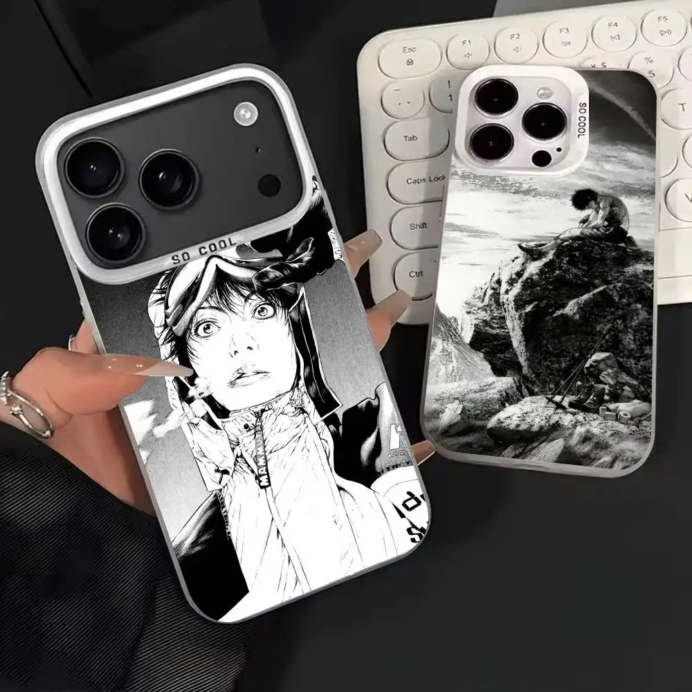 

Comics T-The Climber Phone Case For iPhone 17,16,15,14,13,12,11,Mini,Pro,E,MAX White Candy Matte Shockproof Cover