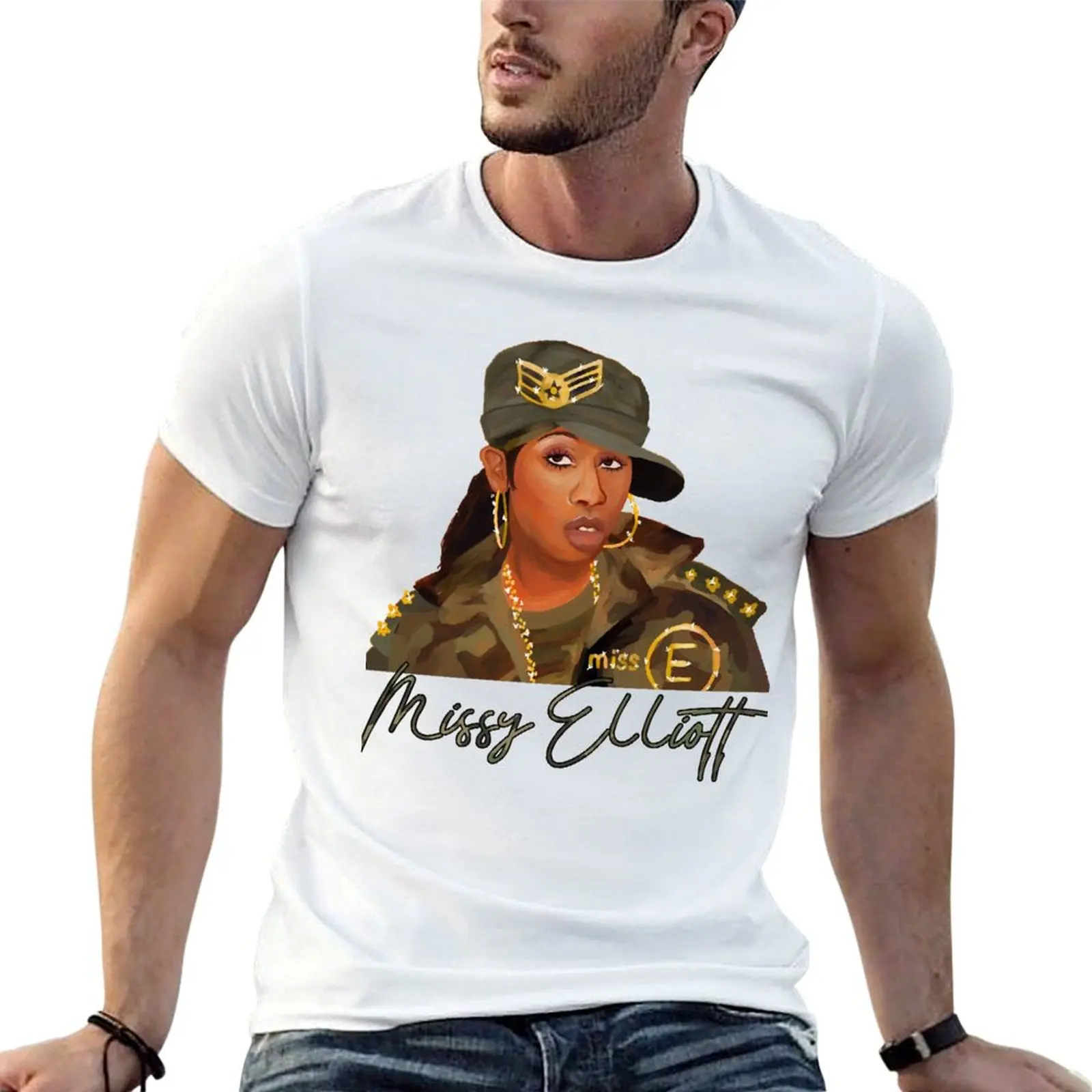 

Missy Elliott T-Shirt t shirt men 100% cotton luxury brand men t shirt cotton 100% T-Shirt