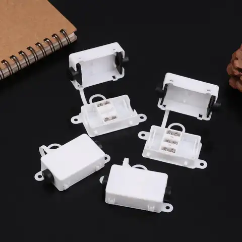 3PCS White IP44 Junction Box Waterproof Outdoor Electrical Sealed Enclosure for Home Garden Landscape Lighting and Wiring
