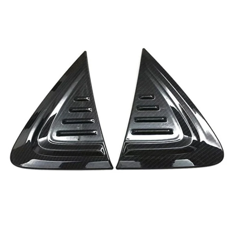 

For TOYOTA C-HR CHR 2016-2020 Car Carbon Fiber Style Side Front Air Vent Fender Trim Decorative Cover Fit Accessories
