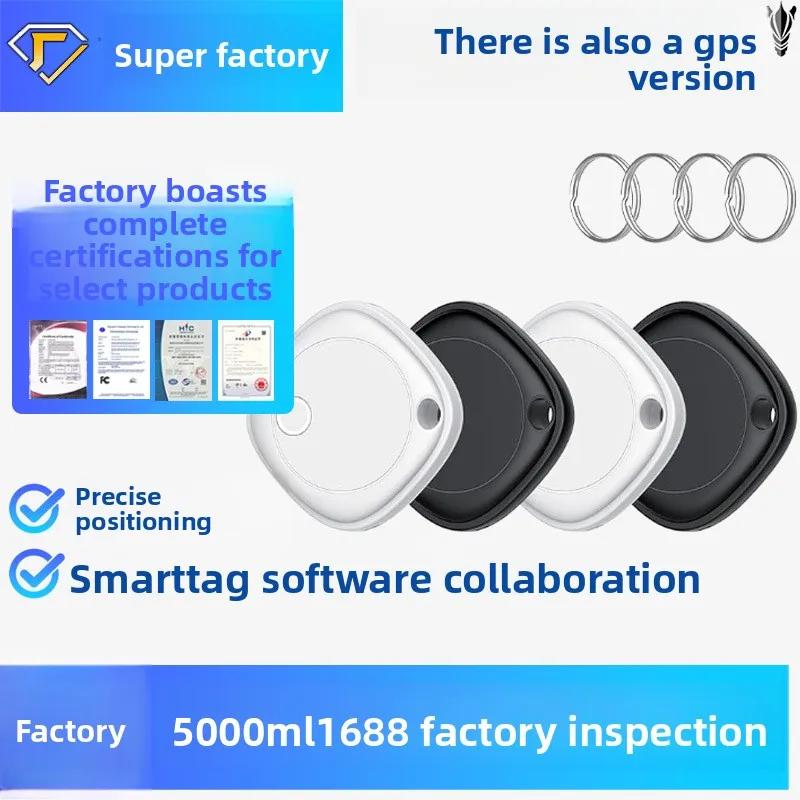 Smart Tag Tracker IOS Find My Device Pet and Elderly Anti-Lost Tracker GPS Dog Collar Locator Device