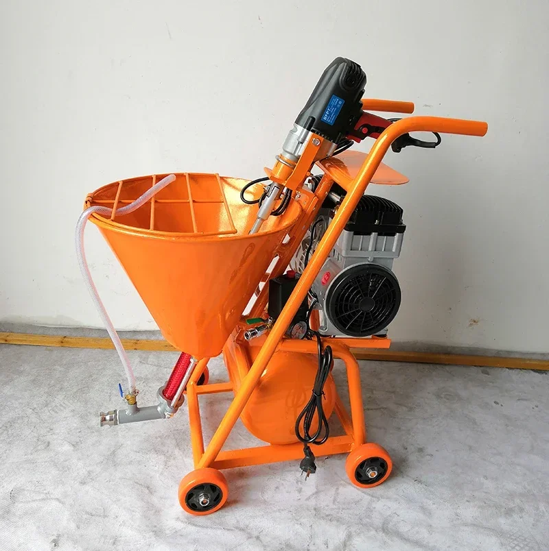 High efficiency 220-240V automatic epoxy mortar plaster airless paint putty sprayer spraying pump machine for sale