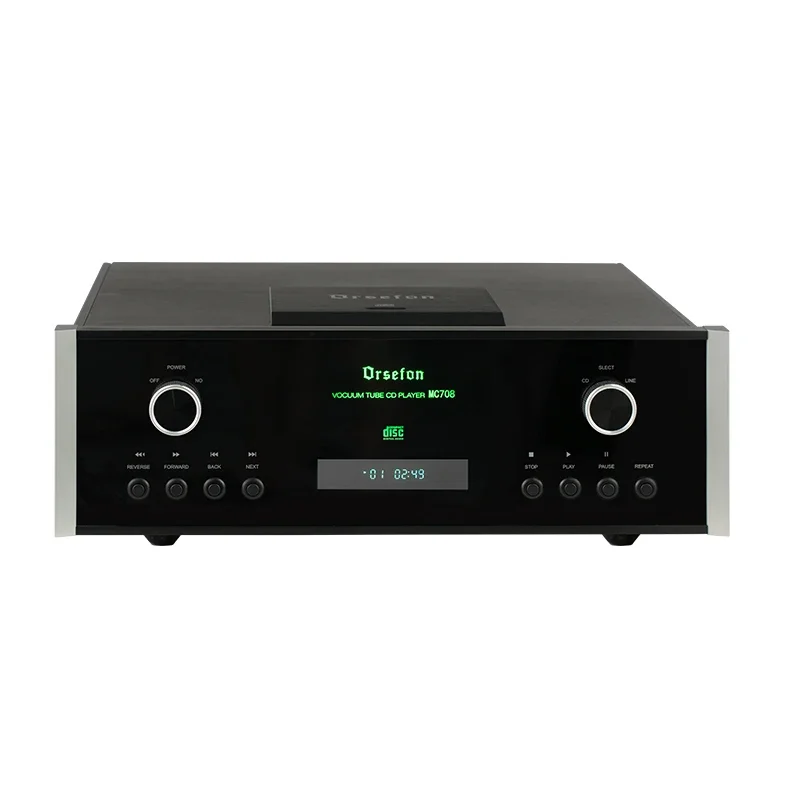 AMXEKR 1:1 Clone Mcintosh MC708 CD Player Pure Bile Vacuum Tube 12AX7 HIFI PCM1794 Lossless Dual Decoding RCA/XLR Output