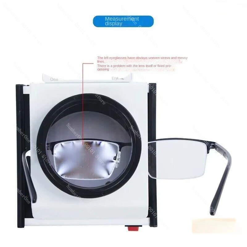 110V/220V Multi-Focus Progressive Lens Tester Mark Reader Portable Lens Testing Machine Eyewear Testing Equipment Cp-29B