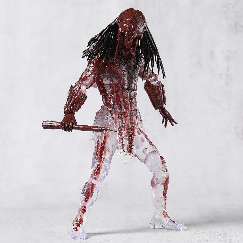 NECA Prey Bear Blood Feral Predator ตุ๊กตาคอลเลกชันตกแต่ง Action Figure ของเล่น