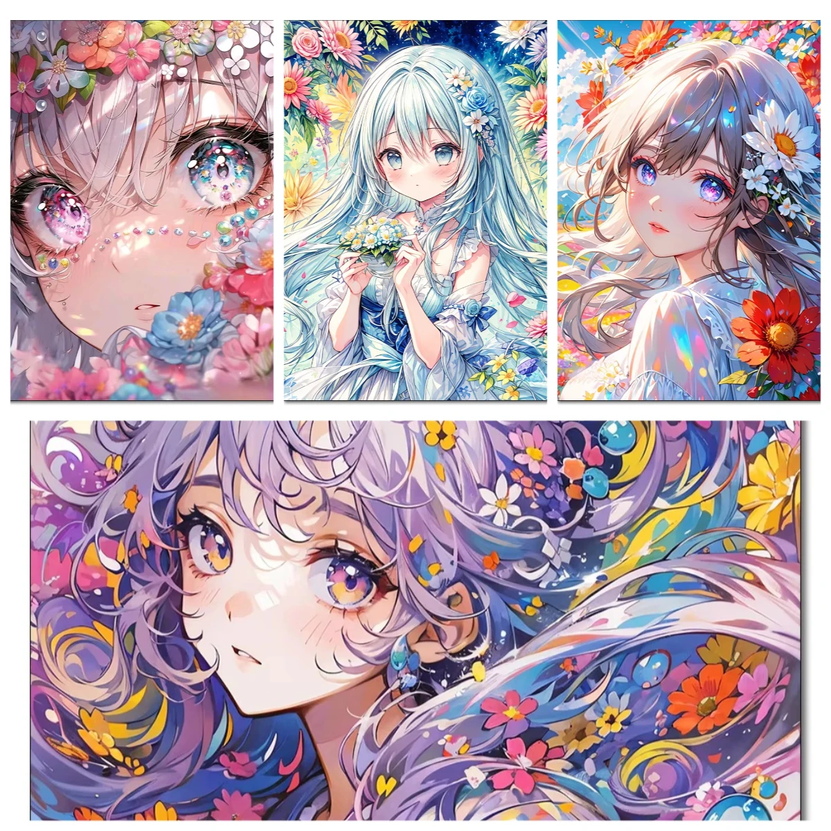 

Cartoon Anime Girl 500/1000/1200/2000PCS Jigsaw Puzzles Family Activity Games for Gameroom Bedroom Home Decor Gift
