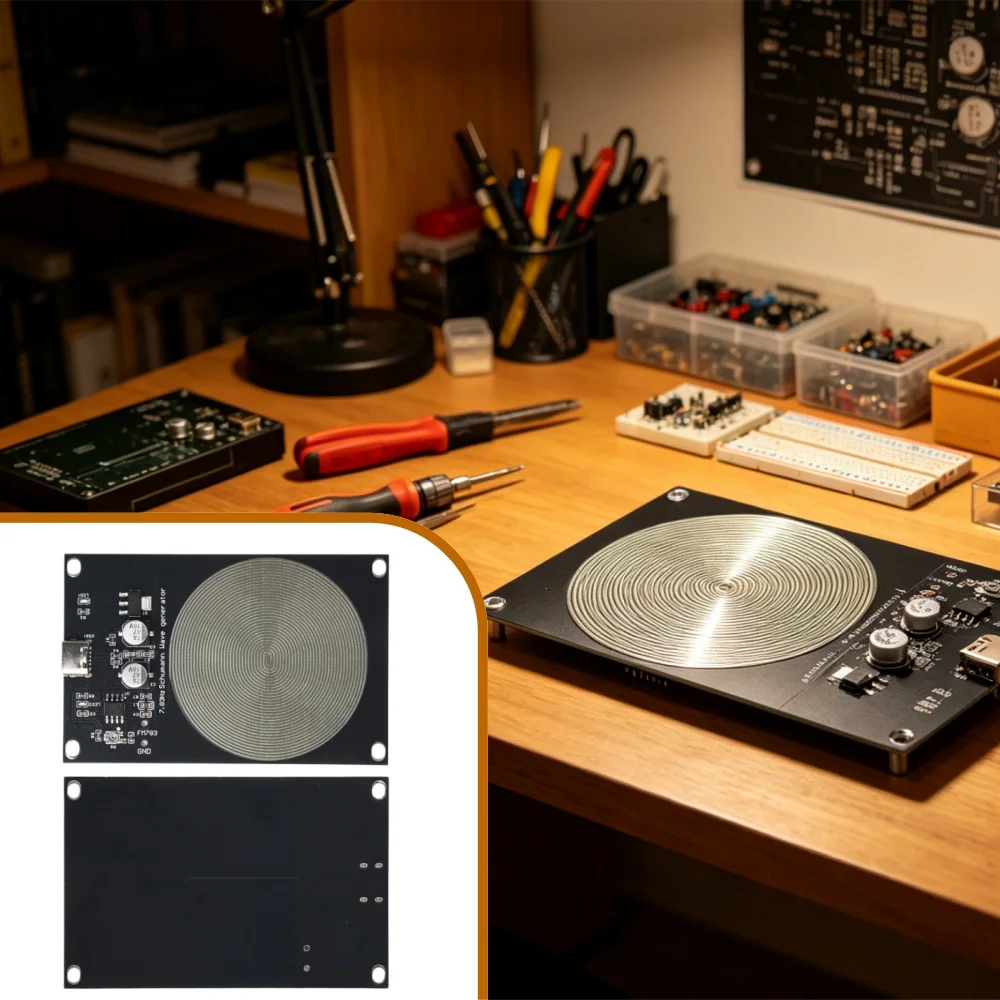 7.83Hz Schumann Resonance Generator 50% Duty Cycle Pulse Square Wave Type‑C Low Power Consumption Relaxation Tool