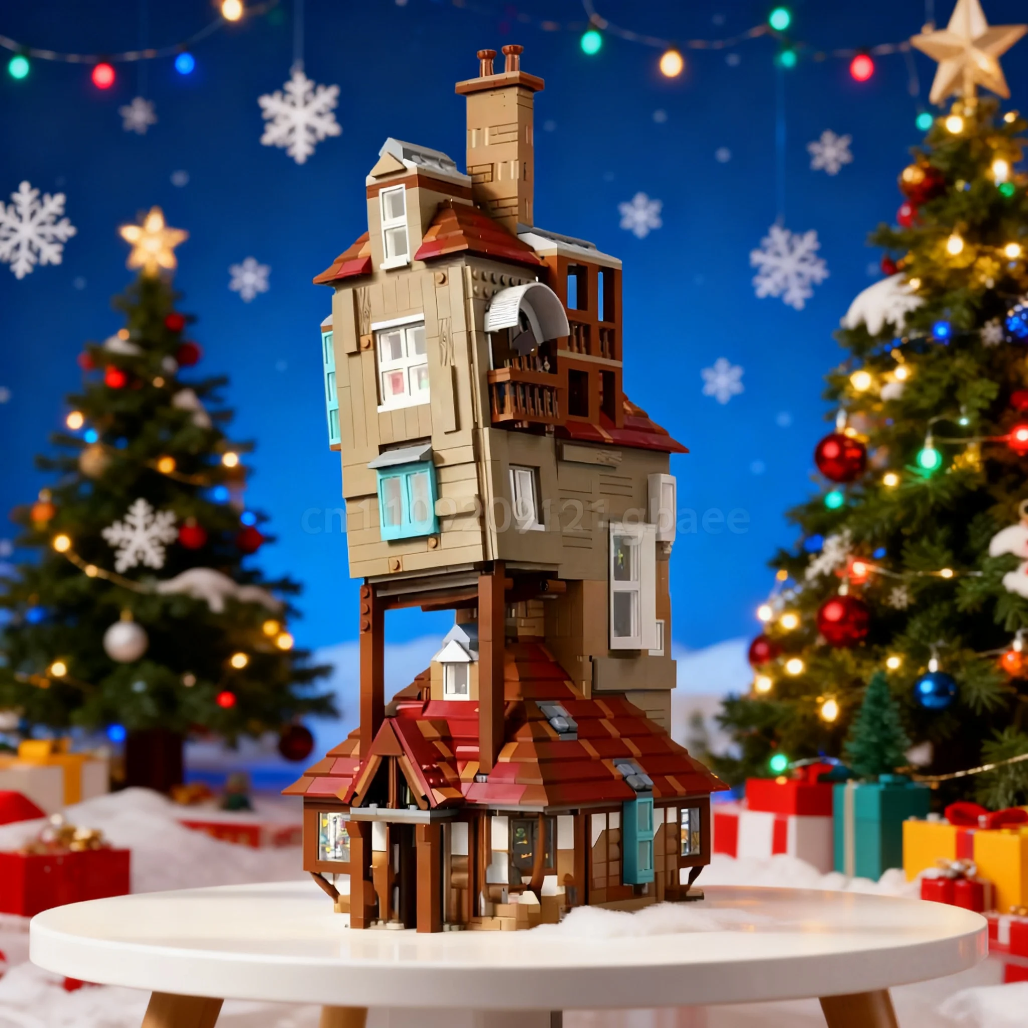 

2025 in stock movie assembling copy block kit building block cave model Christmas souvenir gift for children adult friends