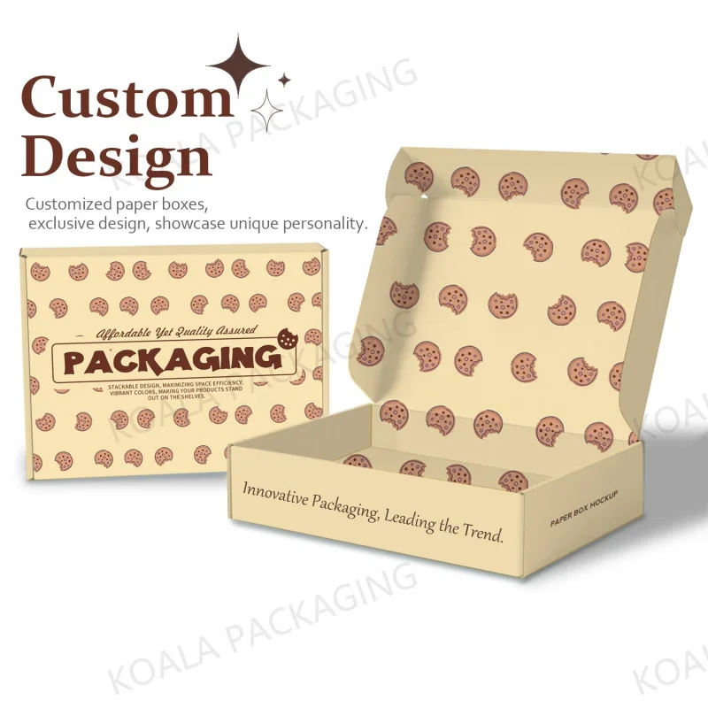 custom.Recycled Custom Printed Food Grade Sliding Drawer Open Paper Cardboard Sweet Pastel Cookie Packaging Boxes Package With D