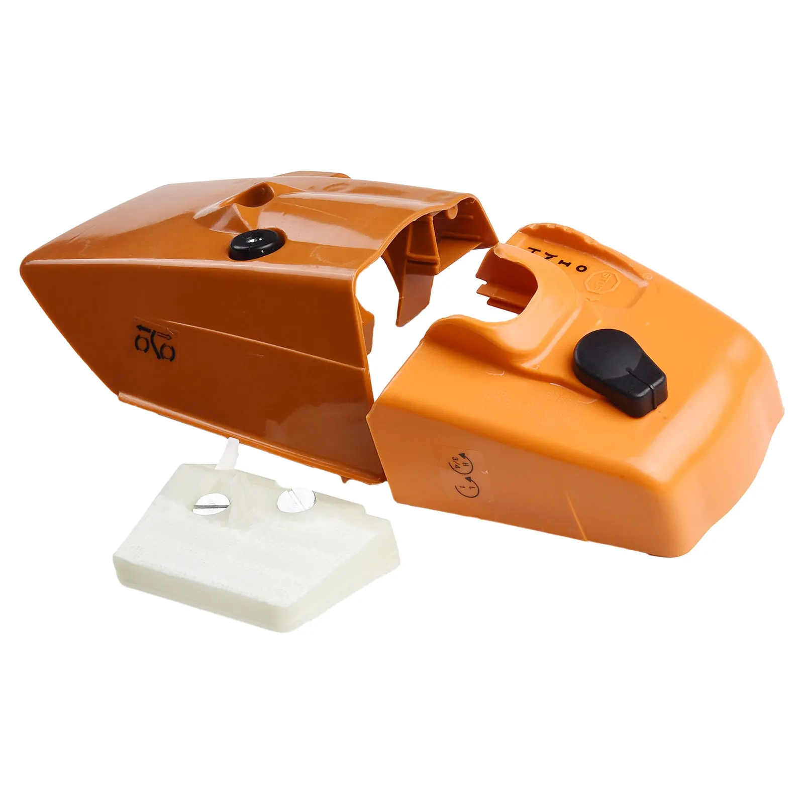 Air Filter Cleaner With Shroud And Cover Compatible With For Chainsaws For MS240 MS260 024 026 Garden Tools Accessories