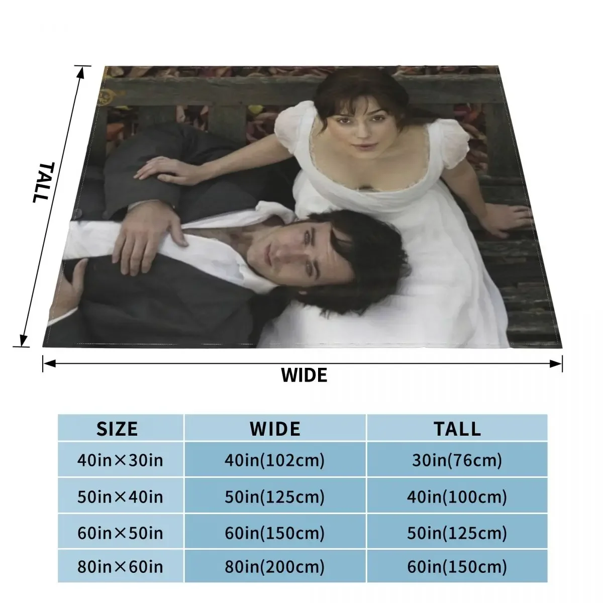 Pride and Prejudice (2005) Throw Blanket Thin Blankets Giant Sofa Blanket