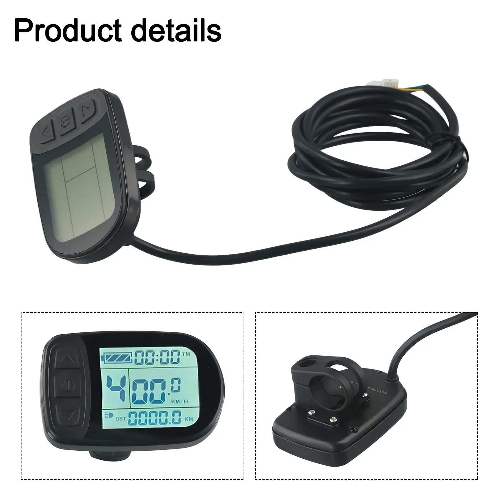 دراجة هوائية جبلية دراجة تعديل بطارية ليثيوم وحدة تحكم الطاقة KT-LCD5 LCD أداة/SM مجموع أجزاء مع الدراجة Conne B3A9 #4