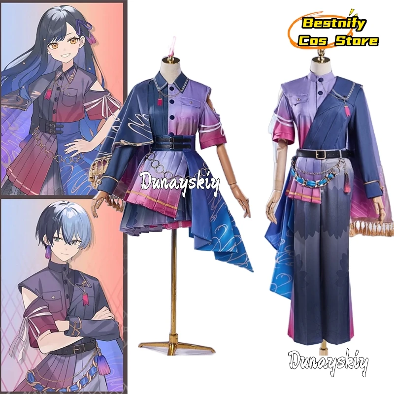 

PJSK 4th Anniversary Project Sekai Cosplay Costume Role-Playing Men's Women's Clothing Anime/Halloween Uniforms
