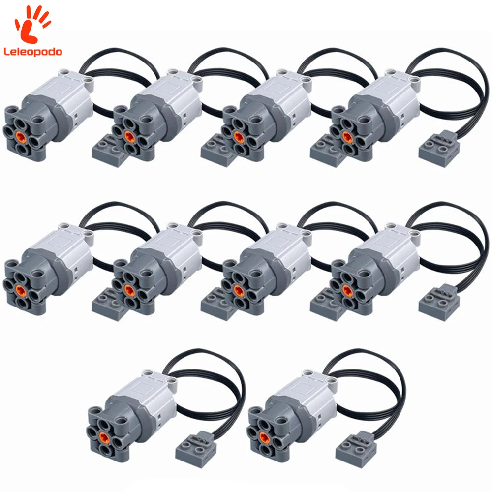 Nuevo 1/2/5/10 Uds pieza técnica MOC alto par 88003 L funciones de potencia del Motor bloque de construcción para vehículos todoterreno