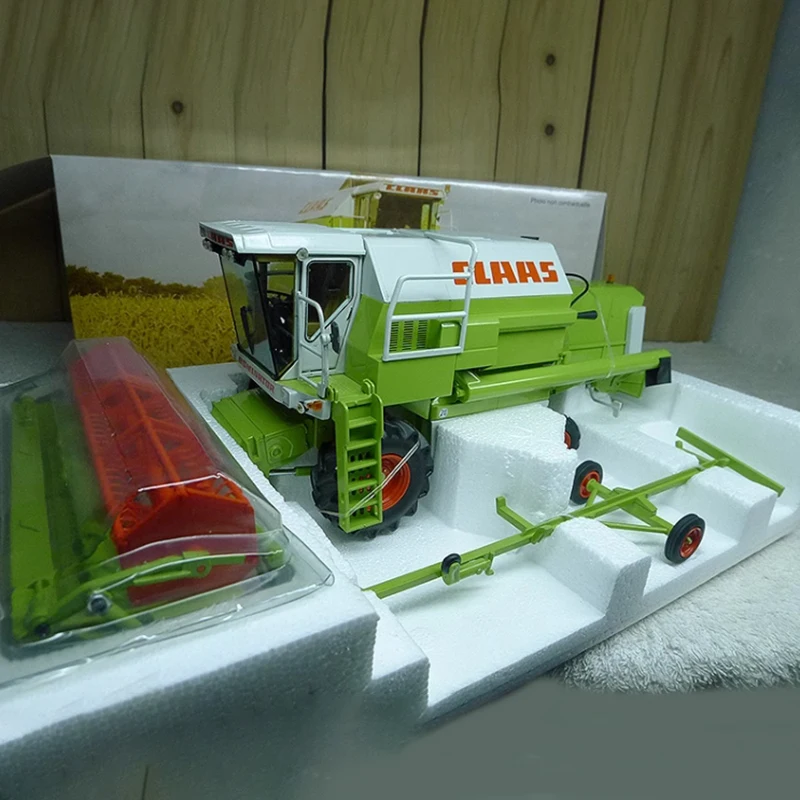 Diecast 1:32 Scale REP Claas Dominator 88 MAXI Alloy Harvester Farm Truck Model Finished Product Simulation Toy Collection Gift