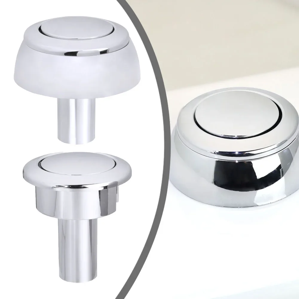 

Flush Toilet Water Tank Circular Valve Button For Siamp For Storm 33A Water Saving Toilet Push Button Flush Chrome For 34335077