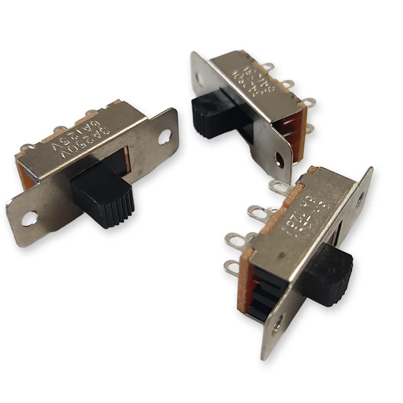 10 قطعة SS-23F19 (2P3T) مقبض الارتفاع 5/6/7/9/10 مللي متر 3 والعتاد 6Pin ثلاجة السيارة تيار كبير تبديل الشريحة DIP التبديل 3/6A 250/125 فولت #3