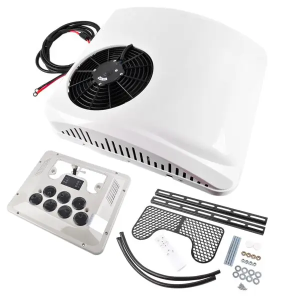 New 12V Electric Rooftop AC Unit RV Air Conditioner for Caravan Trailer RV for Mobile Living